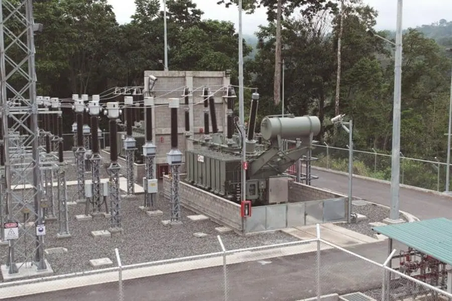 Central hidroeléctrica con sistema de protección contra incendios