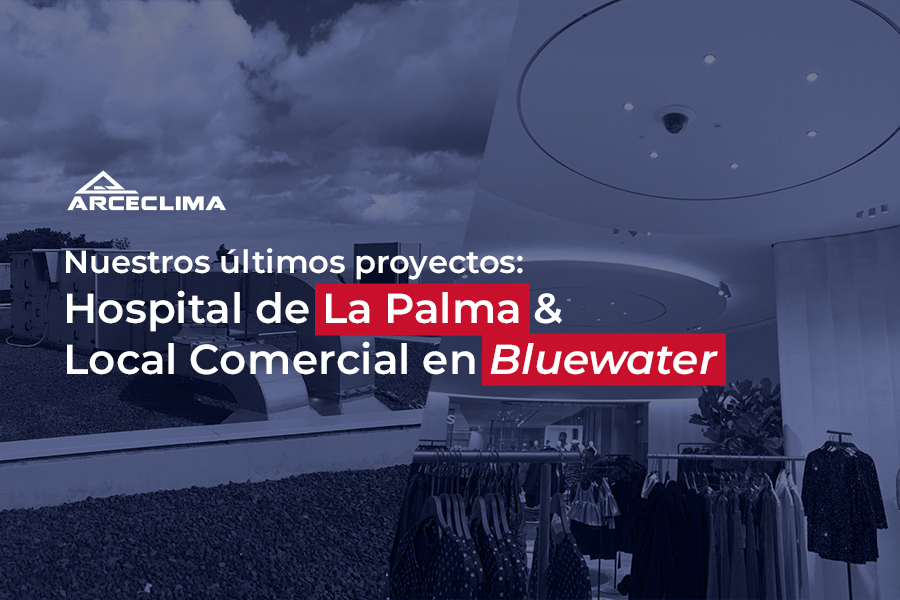 Obras en Hospital de La Palma y local comercial en Bluewater